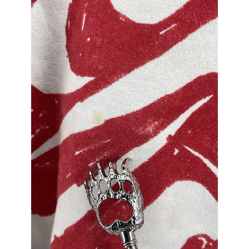 Nike Sweatshirt hoodie jacket size xl Red background White Swooshs - Picture 5 of 7
